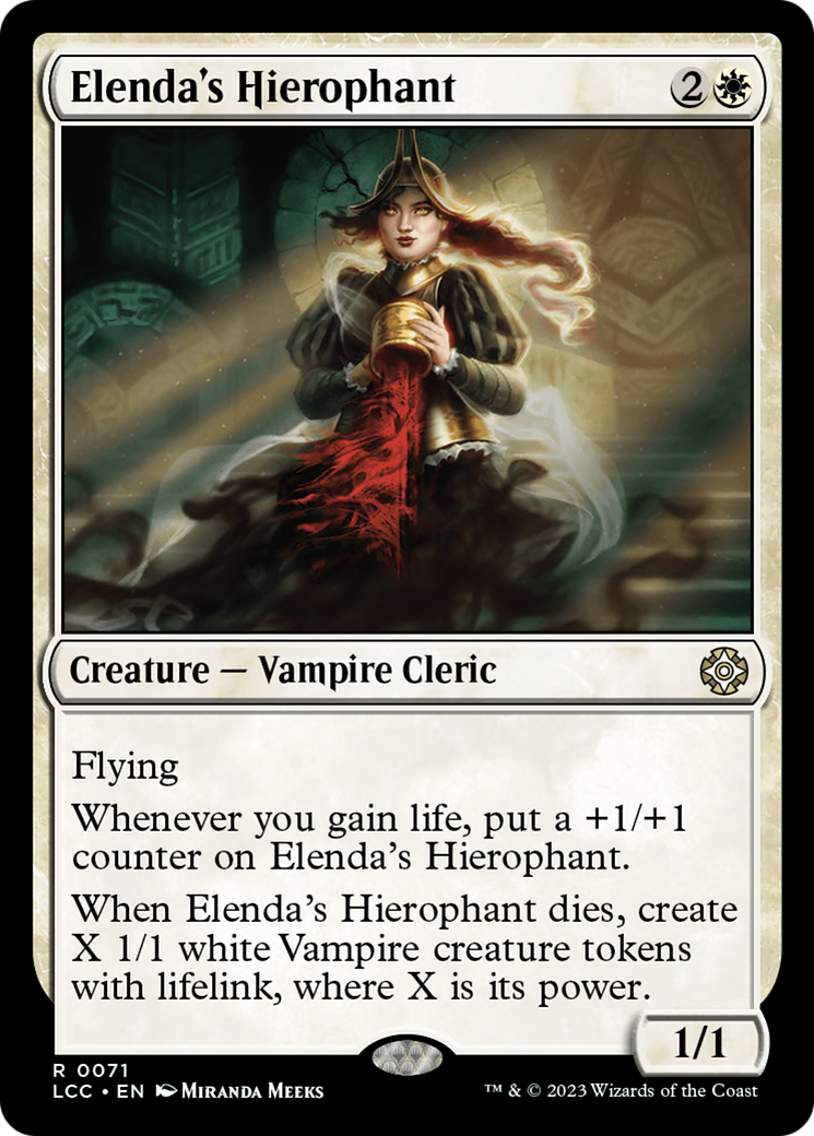 Elenda's Hierophant [The Lost Caverns of Ixalan Commander]