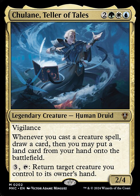 Chulane, Teller of Tales (MKC 202) [Murders at Karlov Manor Commander]