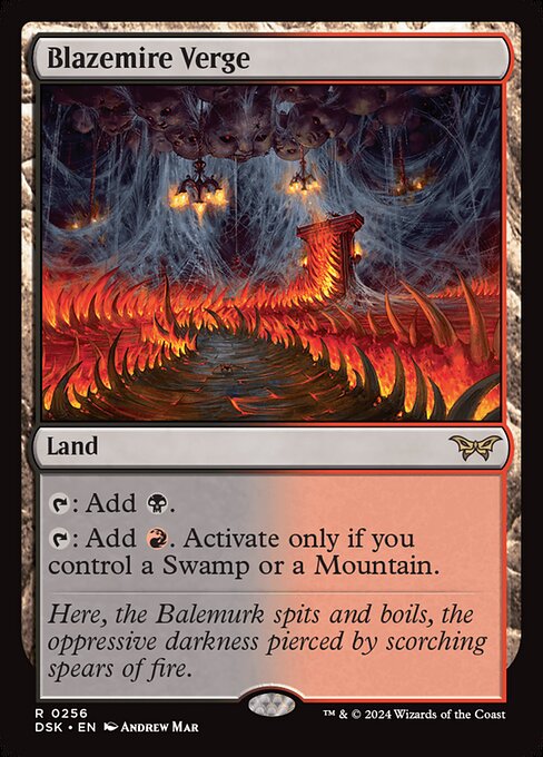 Blazemire Verge (DSK 256) [Duskmourn: House of Horror]