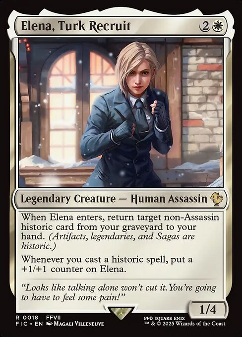 Elena, Turk Recruit (FIC 18) [Final Fantasy Commander]
