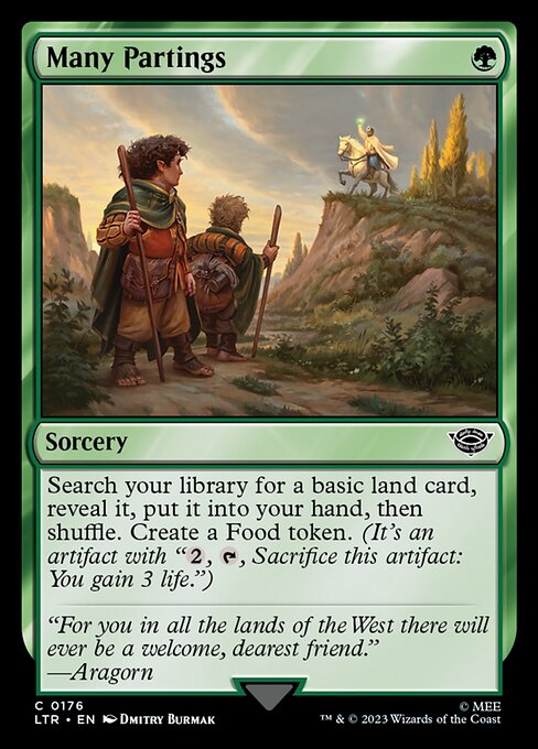 Many Partings (LTR 176) [The Lord of the Rings: Tales of Middle-earth]