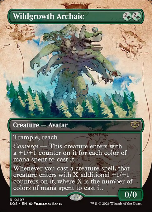 Wildgrowth Archaic (SOS 297) [Secrets of Strixhaven]