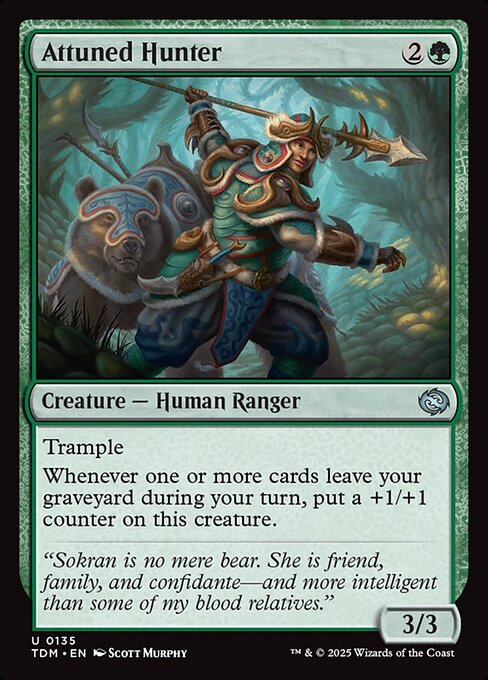 Attuned Hunter (TDM 135) [Tarkir: Dragonstorm]