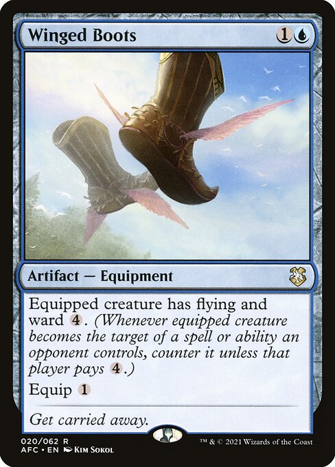 Winged Boots (AFC 20) [Forgotten Realms Commander]