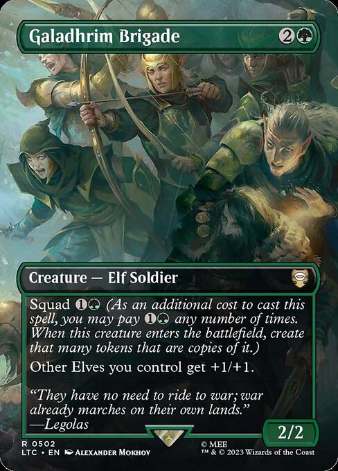 Galadhrim Brigade (Borderless) (LTC 502) [Tales of Middle-earth Commander]