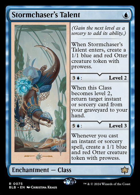 Stormchaser's Talent (PBLB 75p) [Bloomburrow Promos]