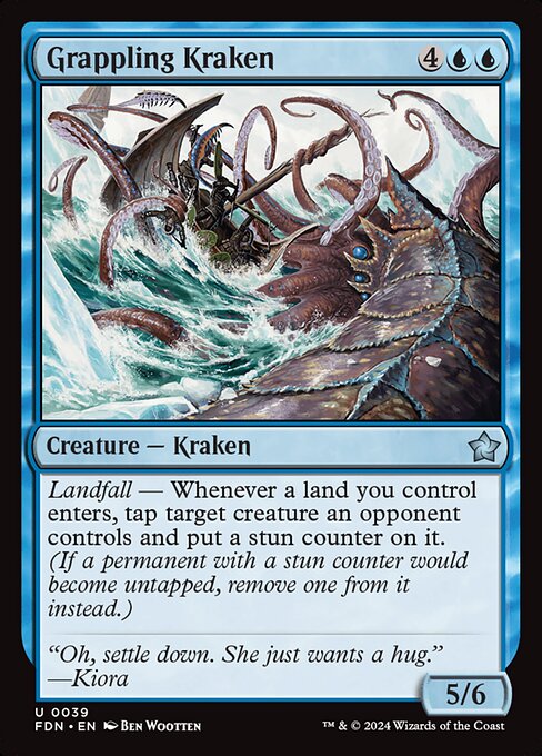 Grappling Kraken (FDN 39) [Foundations]
