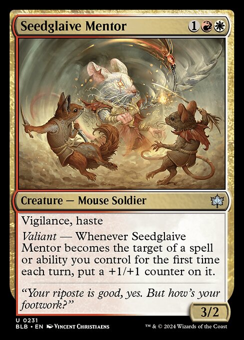 Seedglaive Mentor (BLB 231) [Bloomburrow]