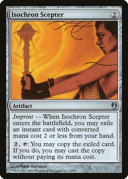 Isochron Scepter (DDJ 16) [Duel Decks: Izzet vs. Golgari]