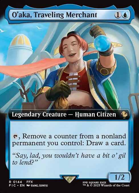 O'aka, Traveling Merchant (FIC 144) [Final Fantasy Commander]