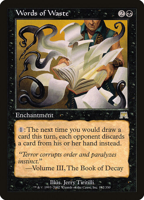 Words of Waste (ONS 182) [Onslaught]