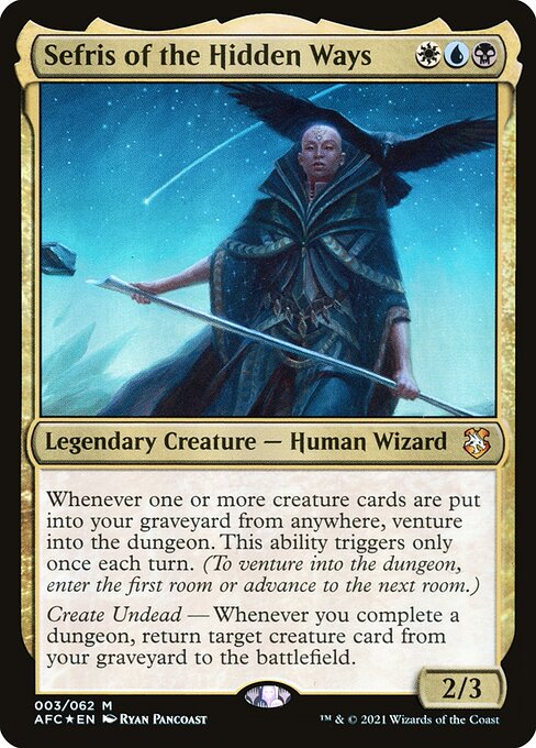 Sefris of the Hidden Ways (AFC 3) [Forgotten Realms Commander]