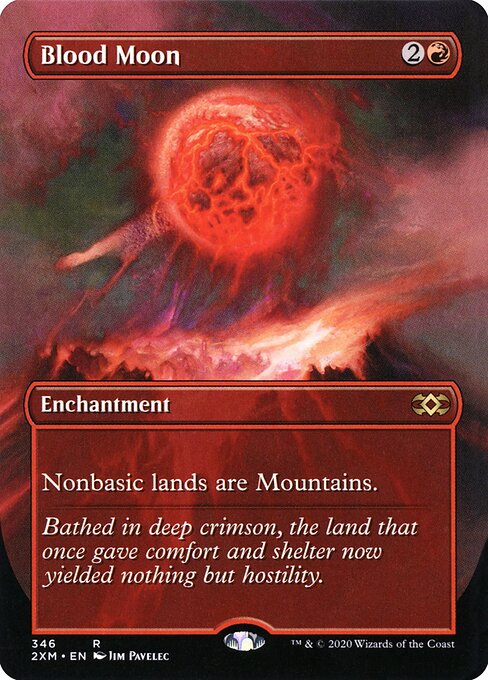 Blood Moon (Borderless · Box Topper) (2XM 346) [Double Masters]
