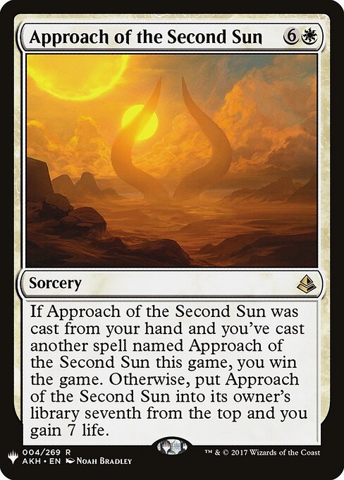 Approach of the Second Sun (PLST AKH-4) [The List]