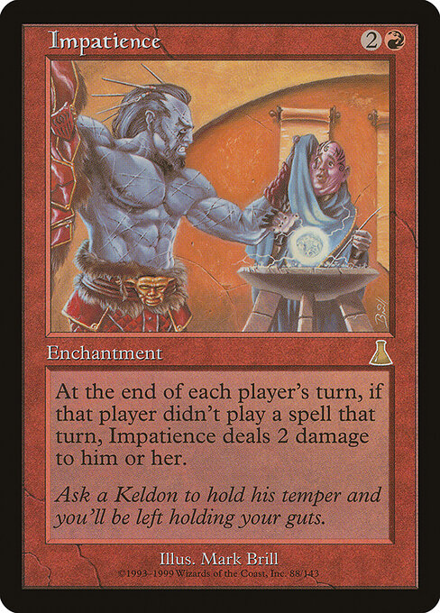 Impatience (UDS 88) [Urza's Destiny]