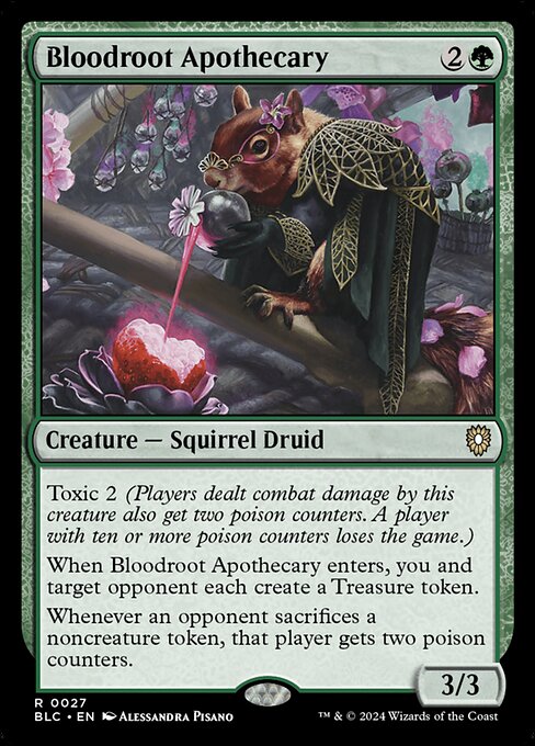 Bloodroot Apothecary (BLC 27) [Bloomburrow Commander]