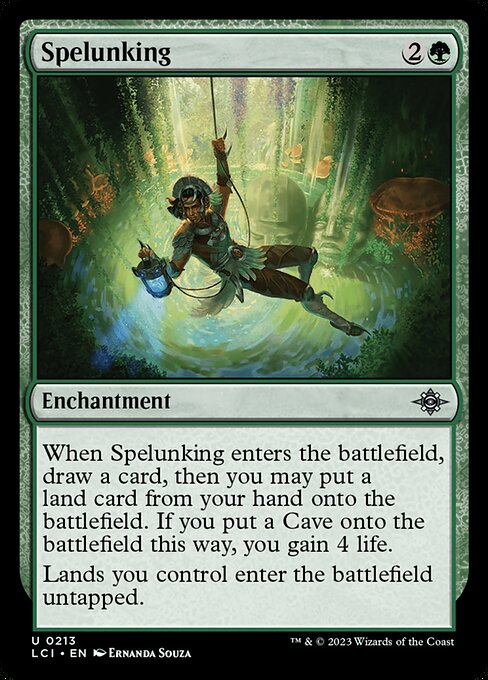Spelunking (LCI 213) [The Lost Caverns of Ixalan]