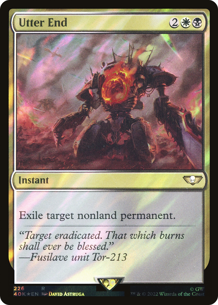 Utter End (Surge Foil) [Warhammer 40,000]