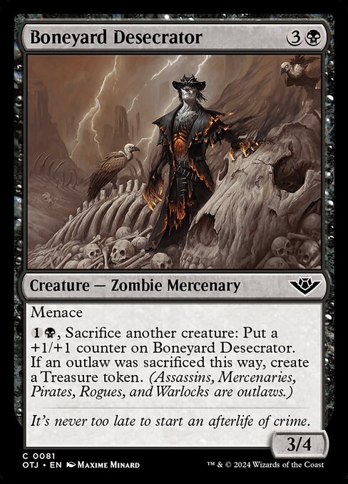 Boneyard Desecrator (OTJ 81) [Outlaws of Thunder Junction]