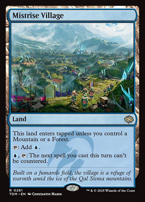 Mistrise Village (TDM 261) [Tarkir: Dragonstorm]