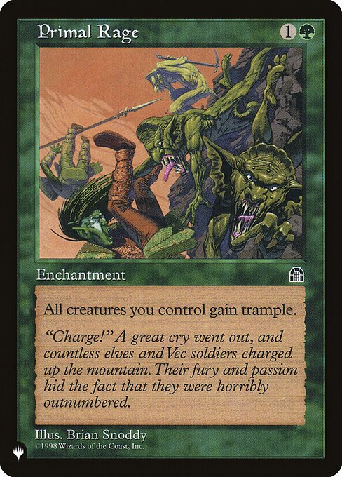 Primal Rage (PLST STH-112) [The List]