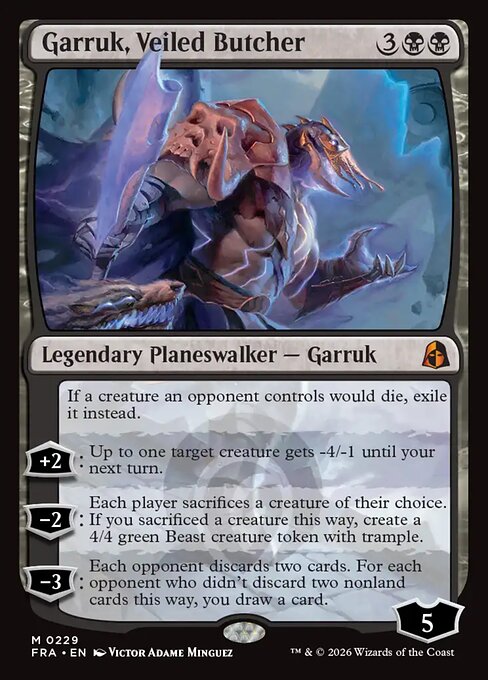 Garruk, Veiled Butcher (FRA 229) [Reality Fracture]