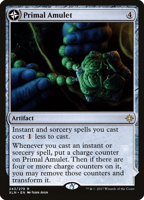 Primal Amulet // Primal Wellspring (XLN 243) [Ixalan]