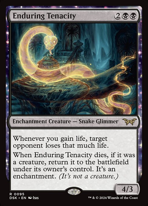 Enduring Tenacity (DSK 95) [Duskmourn: House of Horror]