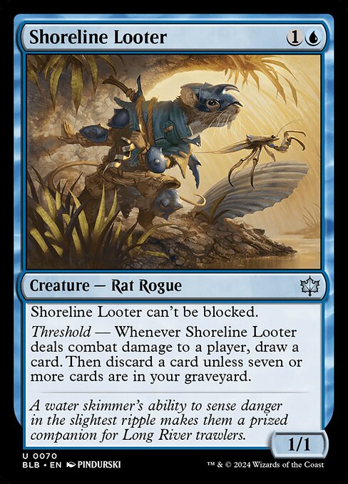 Shoreline Looter (BLB 70) [Bloomburrow]