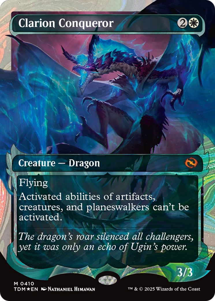 Clarion Conqueror (Showcase) (Halo Foil) [Tarkir: Dragonstorm]
