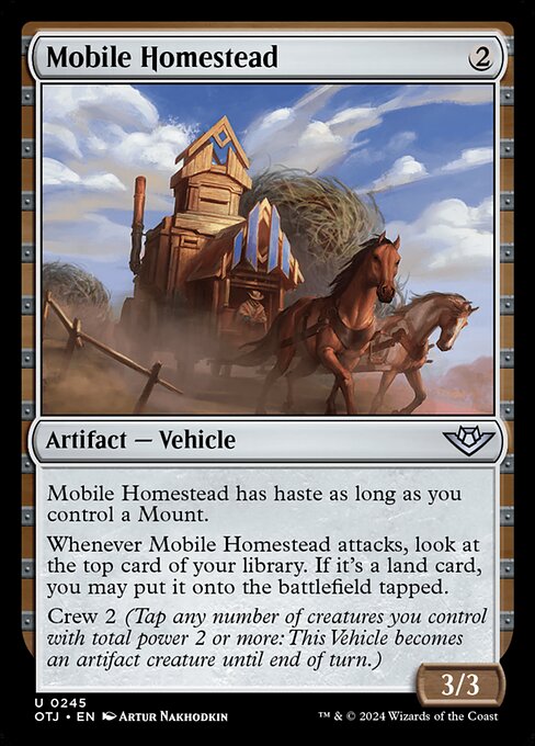 Mobile Homestead (OTJ 245) [Outlaws of Thunder Junction]