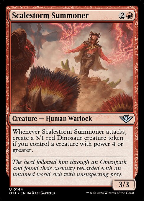 Scalestorm Summoner (OTJ 144) [Outlaws of Thunder Junction]