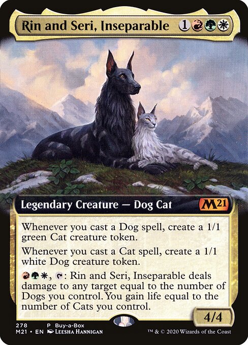 Rin and Seri, Inseparable (Extended Art) (M21 278) [Core Set 2021]