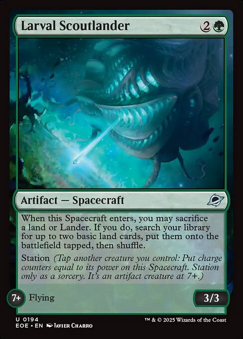 Larval Scoutlander (EOE 194) [Edge of Eternities]