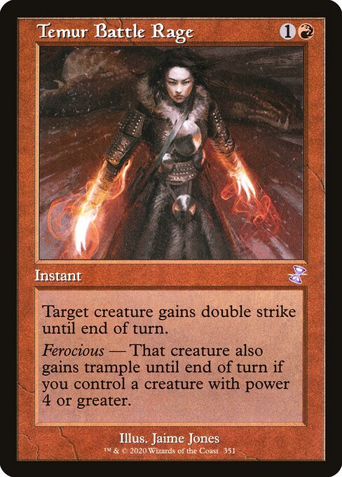 Temur Battle Rage (TSR 351) [Time Spiral Remastered]