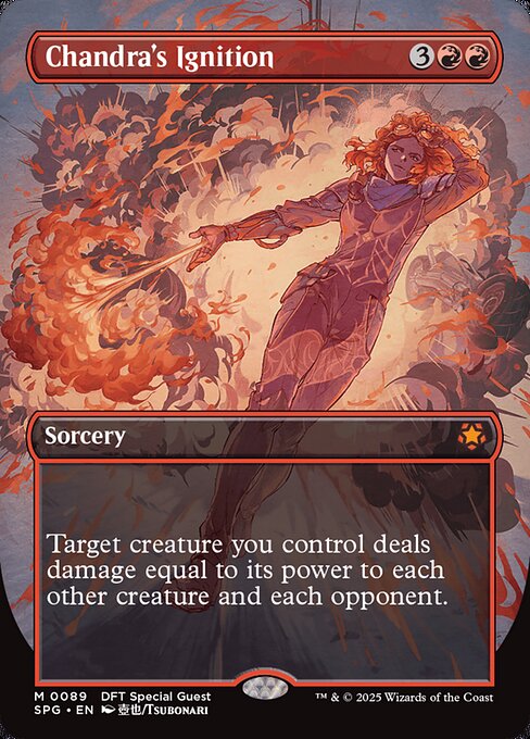 Chandra's Ignition (Borderless) (SPG 89) [Special Guests]