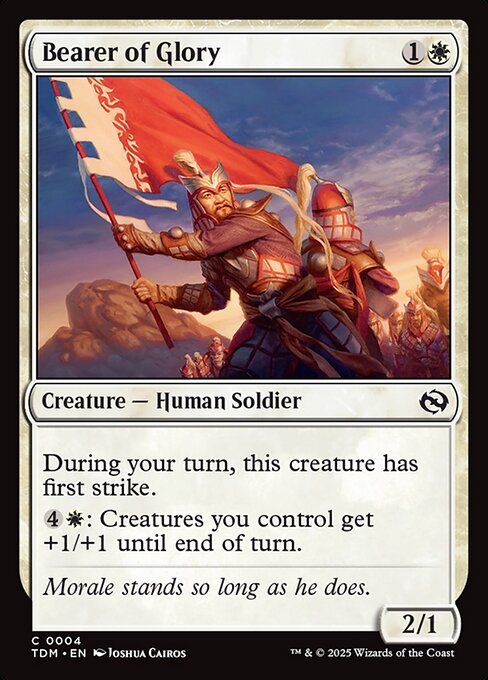 Bearer of Glory (TDM 4) [Tarkir: Dragonstorm]