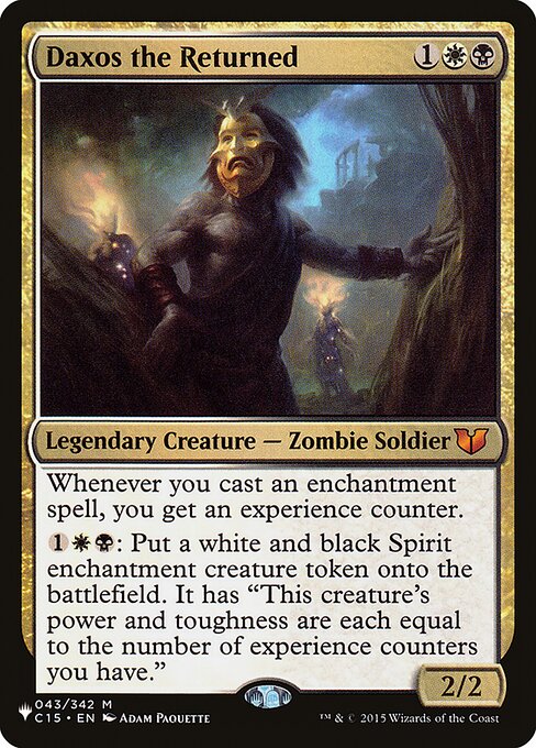 Daxos the Returned (PLST C15-43) [The List]
