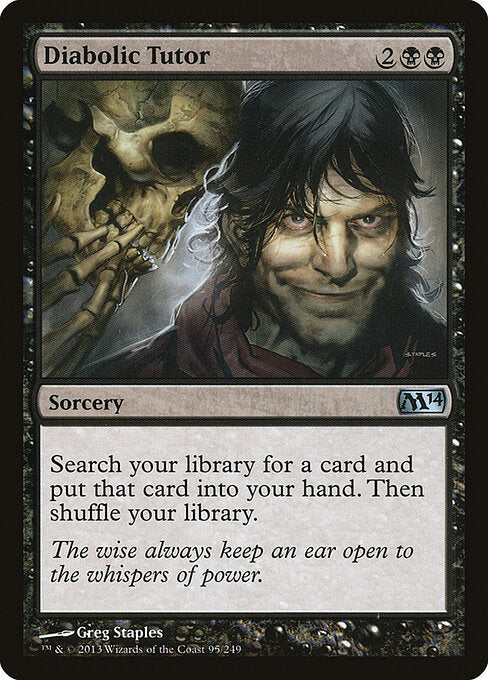 Diabolic Tutor (M14 95) [Magic 2014]
