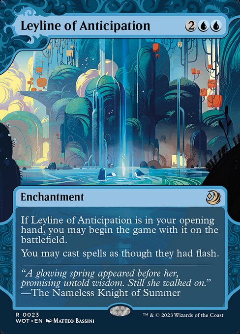 Leyline of Anticipation (WOT 23) [Wilds of Eldraine: Enchanting Tales]