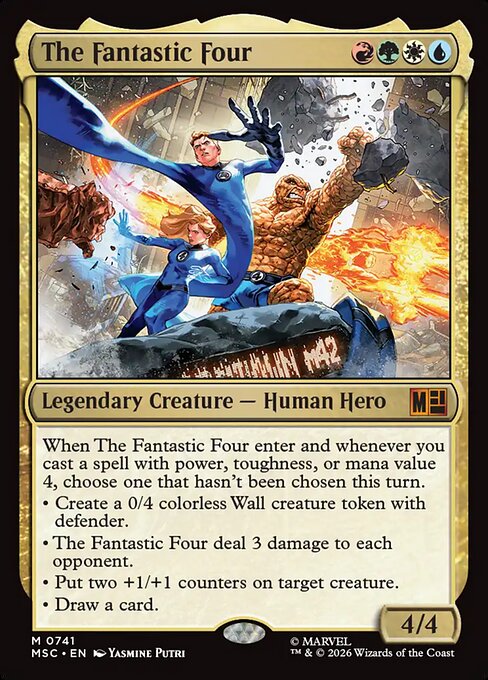 The Fantastic Four (MSC 741) [Marvel Super Heroes Commander]