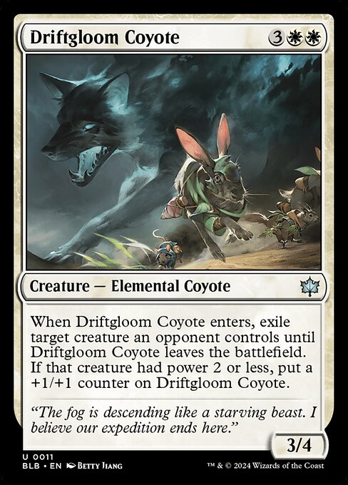Driftgloom Coyote (BLB 11) [Bloomburrow]
