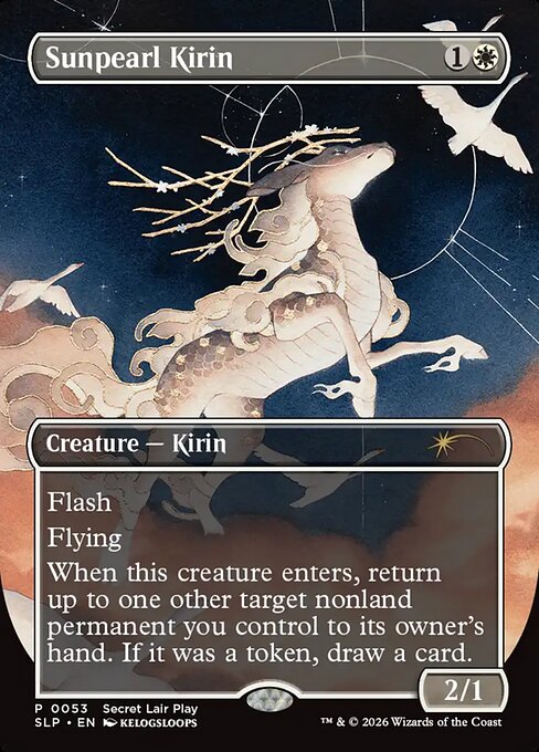 Sunpearl Kirin (Borderless) (SLP 53) [Secret Lair Promo]