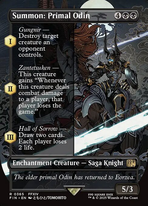 Summon: Primal Odin (FIN 365) [Final Fantasy]
