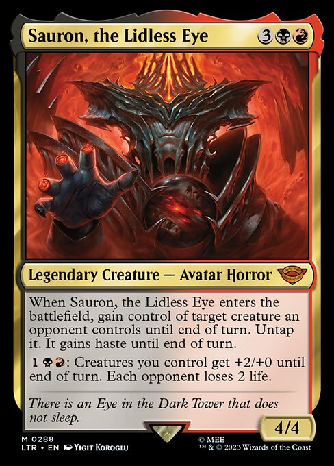 Sauron, the Lidless Eye (LTR 288) [The Lord of the Rings: Tales of Middle-earth]