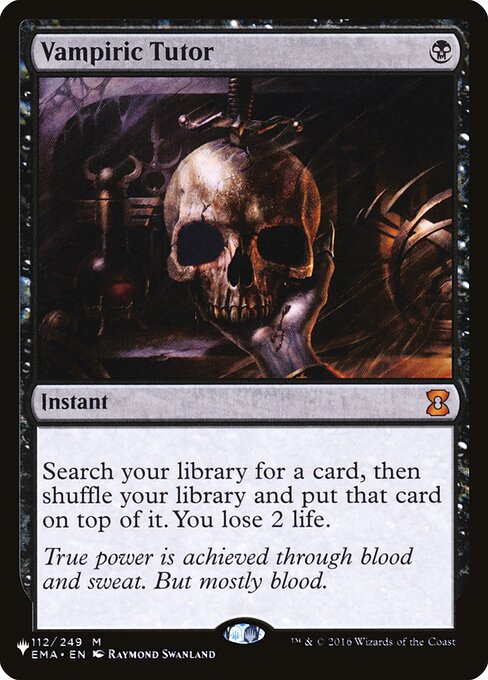Vampiric Tutor (PLST EMA-112) [The List]