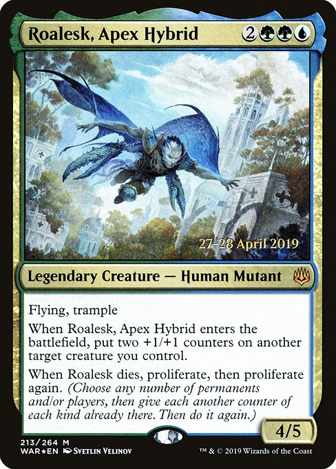 Roalesk, Apex Hybrid (PWAR 213s) [War of the Spark Promos]