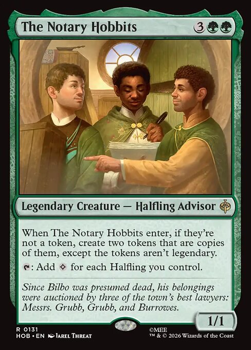The Notary Hobbits (HOB 131) [The Hobbit]