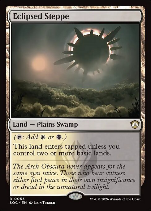 Eclipsed Steppe (SOC 53) [Secrets of Strixhaven Commander]