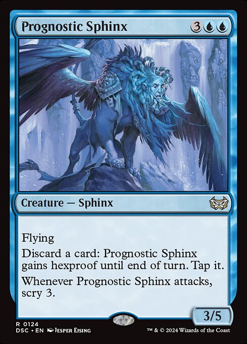 Prognostic Sphinx (DSC 124) [Duskmourn: House of Horror Commander]